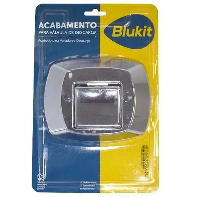 Acabamento para Válvula de Descarga Cromado Docol Blukit — Campinas