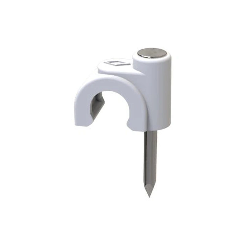 Fixa Fio Coaxial RG/59 10mm Branco 50x15 Peças Ribeiro — Campinas