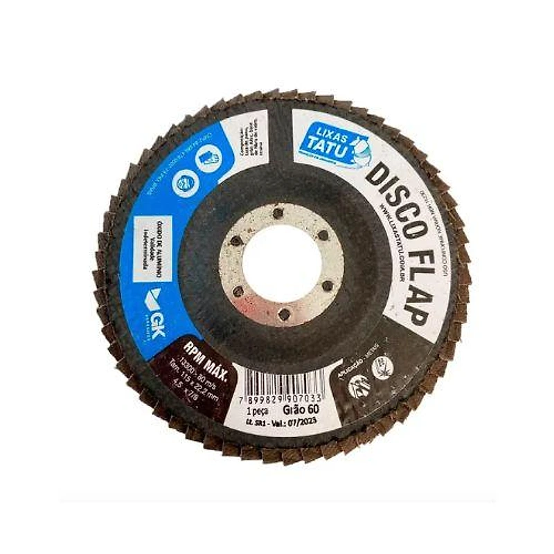 Disco Flap Cônico 4.1/2" (115mm) Tatu — Campinas
